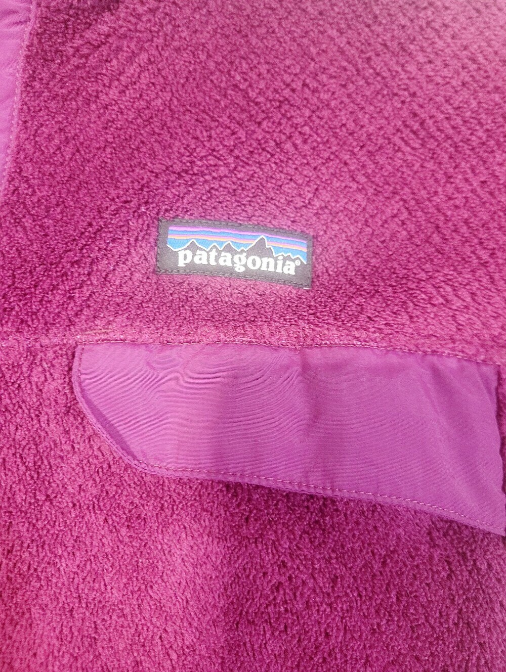 Patagonia Synchilla Snap-T Fleece Pullover Womens L Purple Polartec Thermal Pro - Picture 7 of 16